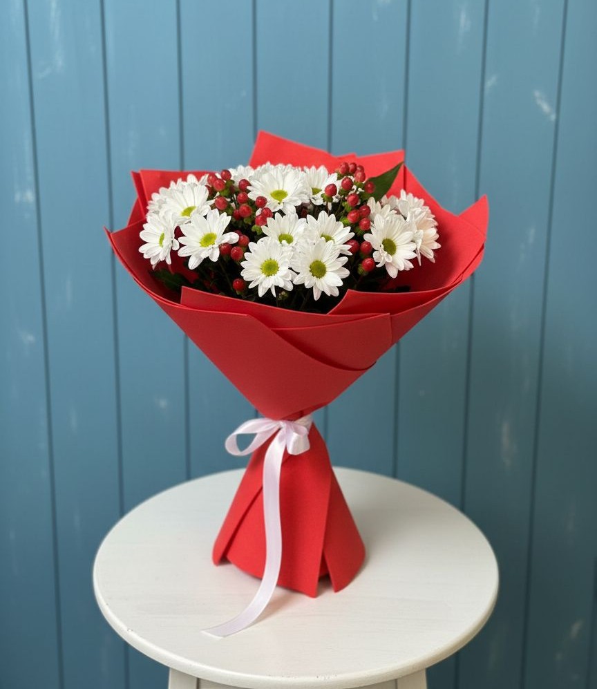 Букет цветов из: Хризантемы в Развилке