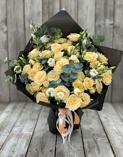 Букет цветов из:  Розы и Лизиантусы в Развилке