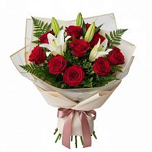 Букет цветов из:  Лилии и Розы в Развилке