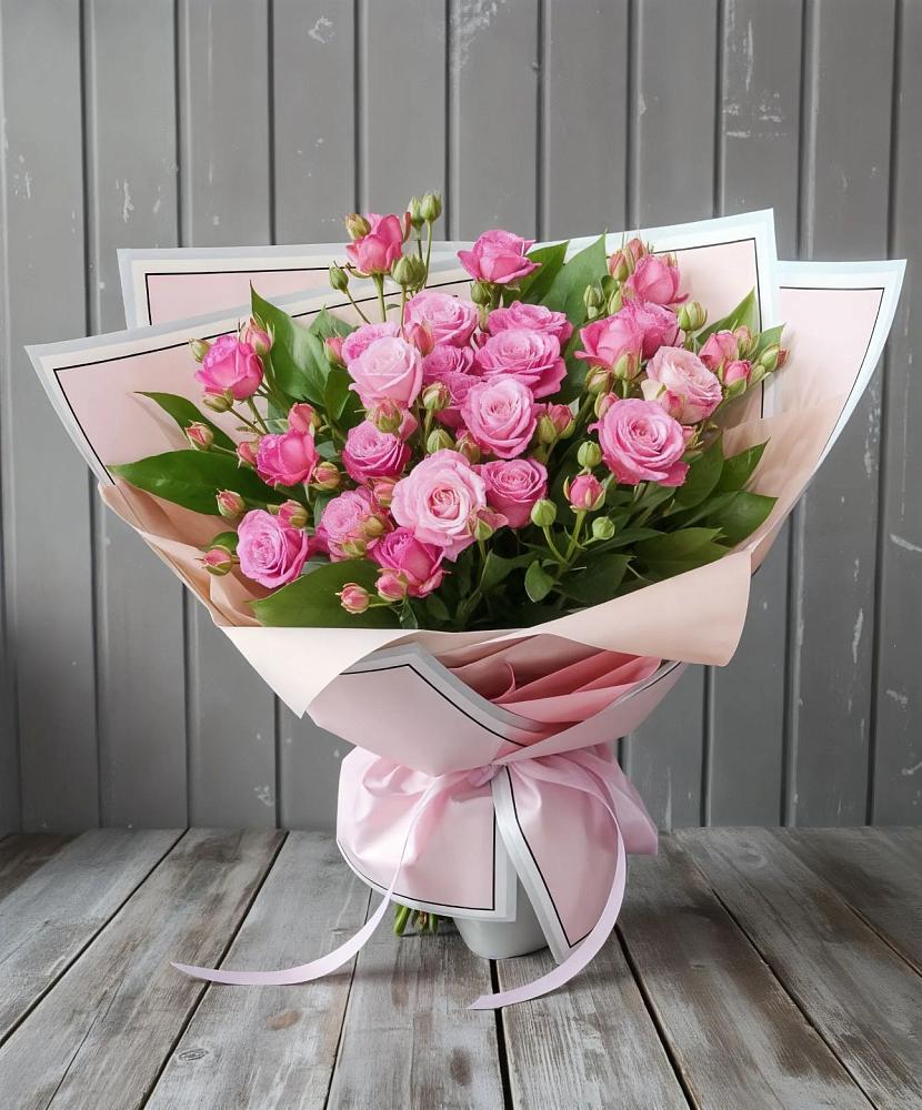 Букет Розовый кустик в Развилке