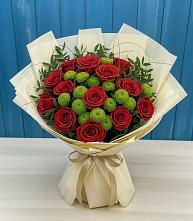 Букет цветов из:  Розы и Хризантемы в Развилке