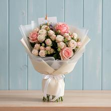 Букет цветов из:  Розы #REPLACE_PRED# Развилке